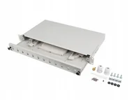 Pozostałe akcesoria sieciowe - Przełącznica światłowodowa Lanberg 12xSC simplex / 12xLC duplex Rack - miniaturka - grafika 1
