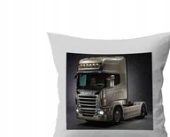 Kołdry i poduszki dla dzieci - PODUSZKA PERSONALIZOWANA SCANIA TIRY POMYSŁ NA PREZENT SUPER GRAFIKI - miniaturka - grafika 1