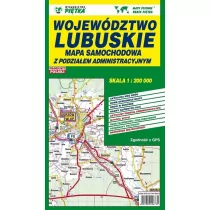 Mapa województwa lubuskiego - Administracyjno-Samochodowa 1:200 000 - Wydawnictwo Kartograficzne - Atlasy i mapy - miniaturka - grafika 1