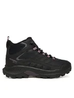 Buty trekkingowe damskie - Merrell Trekkingi Speed Strike 2 Mid GORE-TEX J038258 Czarny - miniaturka - grafika 1