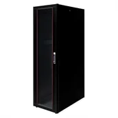 Szafy rack - ROLINE Netzwerkschrank Basic 48,26cm 19Zoll 42 HE 600x1000 BxT Glast�r schwarz 26.21.0209 - miniaturka - grafika 1