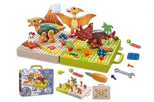 UKłADANKA KREATYWNA 3D - DINOZAURY - Układanki dla dzieci - miniaturka - grafika 1