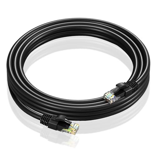 G4GADGET 5-metrowy kabel sieciowy RJ45 Cat5 Ethernet LAN kabel krosowy czarny