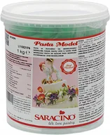 Dodatki do ciast w proszku - Masa Do Modelowania Figurek Saracino Zielona 1 Kg - miniaturka - grafika 1