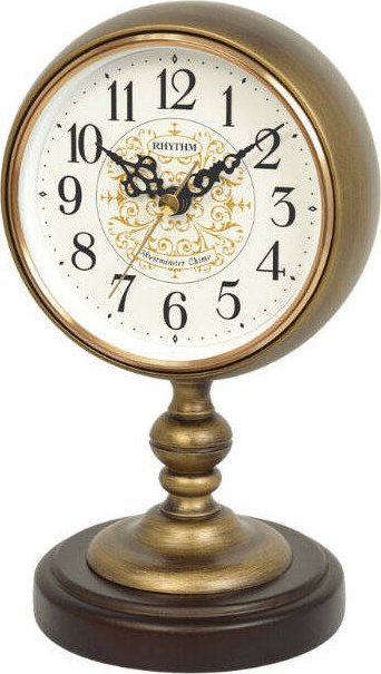 RHYTHM Zegar kominkowy Rhythm CRH269NR18 melodie kuranty 14 x 23 cm