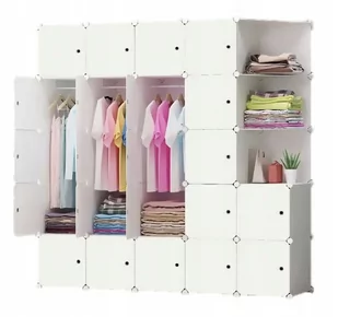 Szafa modułowa, Garderoba 22 biała / MAXXLLC - Szafy - miniaturka - grafika 1