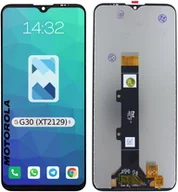 Baterie do telefonów - Wyświetlacz LCD Ekran Szybka Dotyk do Motorola Moto G30 XT2129 Czarny - miniaturka - grafika 1