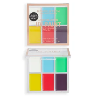 Makeup Revolution Artist Collection UV Paint Paleta Farb do Makijażu - Cienie do powiek - miniaturka - grafika 1