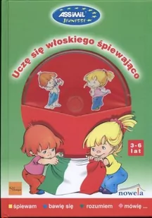 Nowela Uczę się włoskiego śpiewająco + CD 3-6 lat - odbierz ZA DARMO w jednej z ponad 30 księgarń! - Książki do nauki języka włoskiego - miniaturka - grafika 1