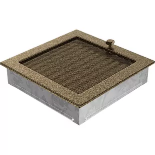 Parkanex kominkowa czarno-złota żaluzja 22x22 kratki - Kratki wentylacyjne - miniaturka - grafika 1