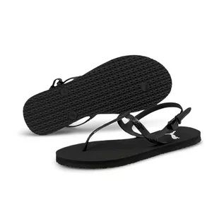 Sandały damskie - Sandały damskie Puma Cozy Sandal Wns czarne 375212 01 - grafika 1