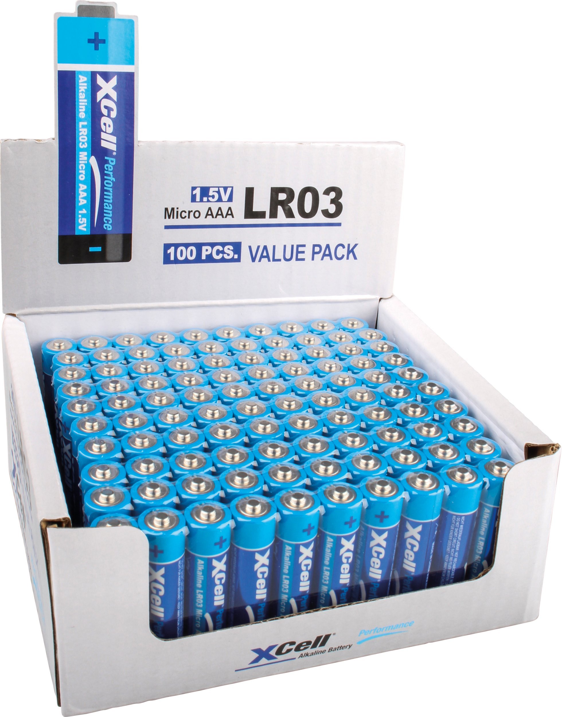 XCell Batterie Performance LR03 Micro AAA 100er Box