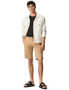 Pepe Jeans Męskie szorty Mc Queen, Brązowy (Malt), 31W - Spodenki damskie - miniaturka - grafika 1