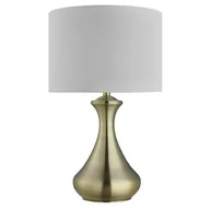 Lampy stojące - Searchlight Lampa stołowa Touch 2750, mosiądz antyczny - miniaturka - grafika 1