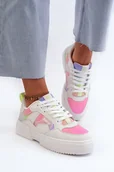 Sneakersy damskie - Sneakersy Damskie Big Star NN274359 Memory Foam System Multikolor-37 - miniaturka - grafika 1