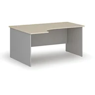 Biurka - Biurko narożne PRIMO GRAY, 1600 x 1200 mm, lewe, szary/brzoza - miniaturka - grafika 1