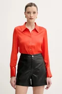 Koszule damskie - Morgan koszula CLOU damska kolor pomarańczowy regular z kołnierzykiem klasycznym CLOU - miniaturka - grafika 1