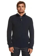 Swetry męskie - Quiksilver Kardigan męski niebieski XS - miniaturka - grafika 1