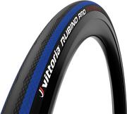 Opony rowerowe - Vittoria Rubino Pro Opona zwijana 700 x 25c, black/blue 25-622 | 700x25 2021 Opony szosowe 476203 - miniaturka - grafika 1