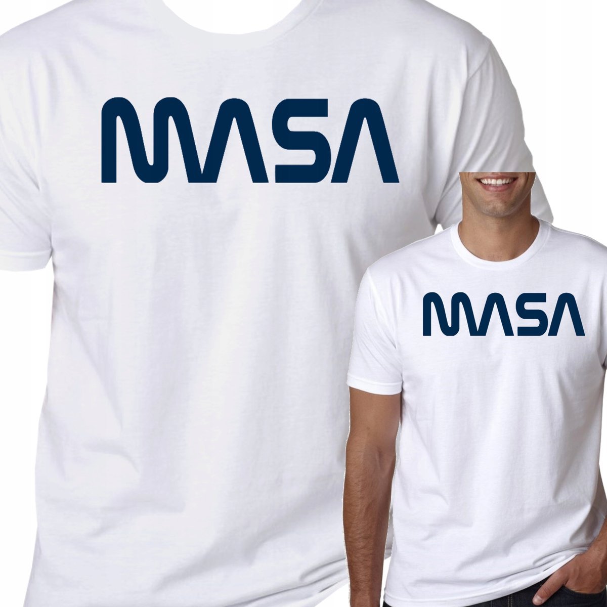 T-Shirt KOSZULKA MASA NASA SIŁOWNIA PREZENT L 0460