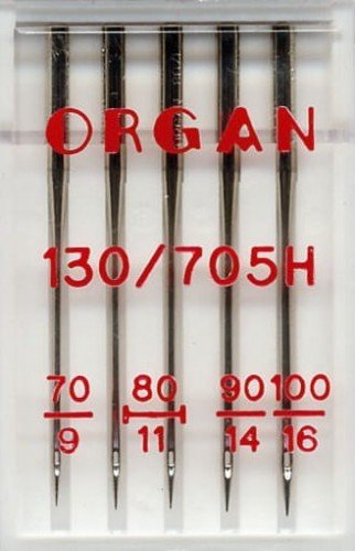 Organ Igły półpłaskie 130/705H uniwersalne 70-100 5szt ECO BOX UNIWERSALNE 70-100 ECO BOX