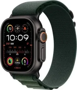 Apple Watch Ultra 2 GPS + Cellular 49mm Tytan czarny opaska Alpine M Zielony - Smartwatch - miniaturka - grafika 1