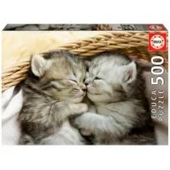 Puzzle - Educa Puzzle 500 Sweet Cats Puzzle 3D 80-19004 - miniaturka - grafika 1