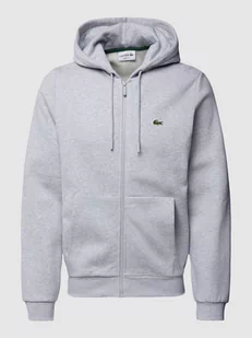 Bluza rozpinana z naszywką z logo - Bluzy męskie - miniaturka - grafika 1