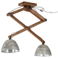 Lampy sufitowe - Lampa Sufitowa 25 W, Srebro Vintage, 29X18X85 Cm, E27 Lumarko! - miniaturka - grafika 1