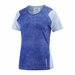 Koszulki sportowe damskie - Koszulka Salomon Sense Aero W Chambrey Blue - grafika 1