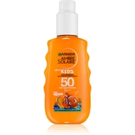 Balsamy i kremy do opalania - Garnier Spray ochronny dla dzieci SPF 50+ Ambre Solaire Nemo 150 ml - miniaturka - grafika 1