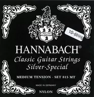 Struny gitarowe  - Hannabach 652615 Klassikgitarrensaiten Serie 815 für 8/10 saitige Gitarren/Medium Tension Silver Special - A5 652615 - miniaturka - grafika 1
