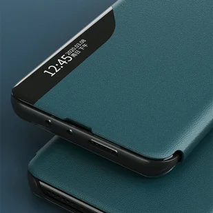 Eco Leather View Case elegancki futerał etui z klapką i funkcją podstawki Samsung Galaxy A72 4G zielony - Etui i futerały do telefonów - miniaturka - grafika 9