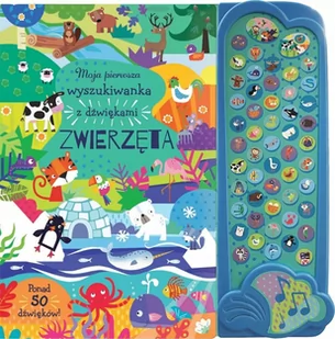 Moja pierwsza wyszukiwanka z dźwiękami. Zwierzęta - Książki edukacyjne - miniaturka - grafika 1