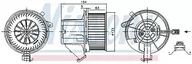 Dmuchawy - NISSENS Wentylator wnętrza NISSENS 87391 NISSENS 87391 - miniaturka - grafika 1