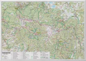 Mapy i plansze edukacyjne - Karkonosze. Mapa dekoracyjna ścienna 1:50 000 - miniaturka - grafika 1
