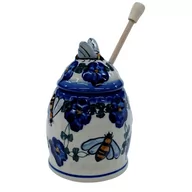 Pojemniki kuchenne - Ceramiczny pojemnik na miód Ceramika Bolesławiec - miniaturka - grafika 1
