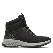 Botki męskie - Trapery Kappa 243201 Czarny - miniaturka - grafika 1