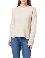 Swetry damskie - edc by ESPRIT Sweter damski, 274/beżowy 5, S - miniaturka - grafika 1