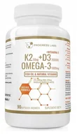 Witaminy i minerały - PROGRESS LABS Omega 3 + Wit E + K2 + D3 90 kaps - miniaturka - grafika 1
