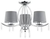 Lampy sufitowe - Lemir Agila żyrandol 3-punktowy O2483 W3 CH O2483 W3 CH - miniaturka - grafika 1