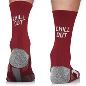 Skarpetki męskie - Termoaktywne skarpety biegowe Running Raid z napisem Chill Out chroniące przed otarciami, sportowe, 43-47 - miniaturka - grafika 1