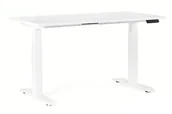 Biurka - Biurko Fighter Single Desk - Stelaż i Blat - 160x70 cm - YZ-02 Biały - miniaturka - grafika 1