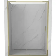 Ścianki i drzwi prysznicowe - Mexen Exo drzwi prysznicowe rozsuwane 145 cm, transparent, złote - 8151-145-000-50-00 - miniaturka - grafika 1