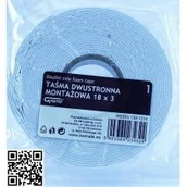 Artykuły biurowe - Grand Taśma dwustronna montażowa 18x3 - miniaturka - grafika 1