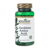Suplementy naturalne - SWANSON L-Ornityna 500 mg - 60 kapsułek - miniaturka - grafika 1