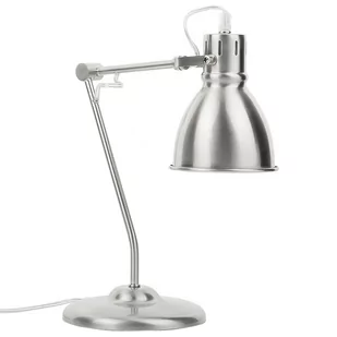 Beliani Lampa stołowa srebrna 44 cm MONSAN - Lampy stojące - miniaturka - grafika 1