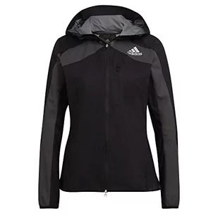 adidas Marathon Jkt W kurtka damska, Czarny/Grisei, XS - Kurtki damskie - miniaturka - grafika 1