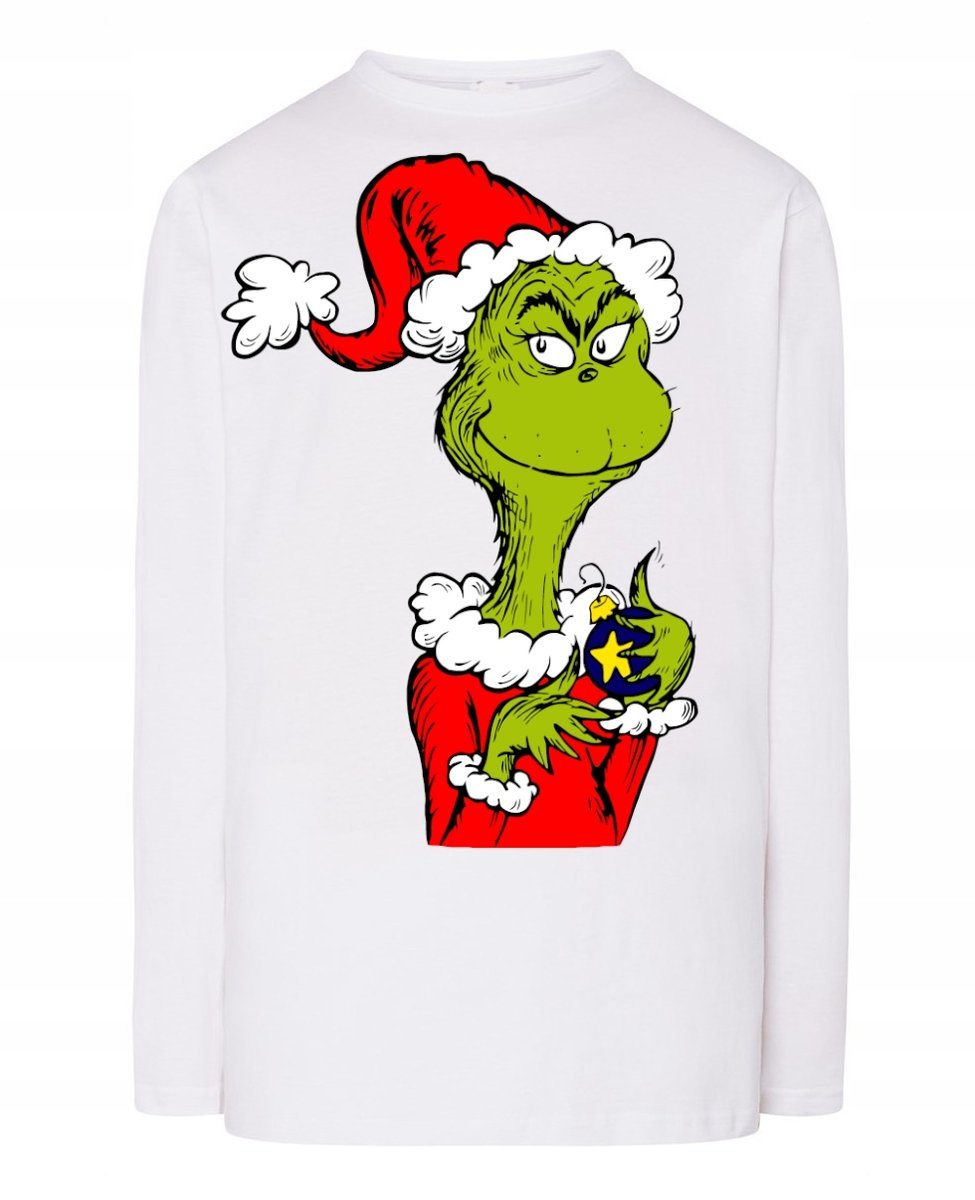 Longsleeve męski nadruk Grinch Święta Rozm.XS