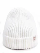 Czapki damskie - Czapka zimowa dziewczęca GOOD DAY biała 50-52 - miniaturka - grafika 1